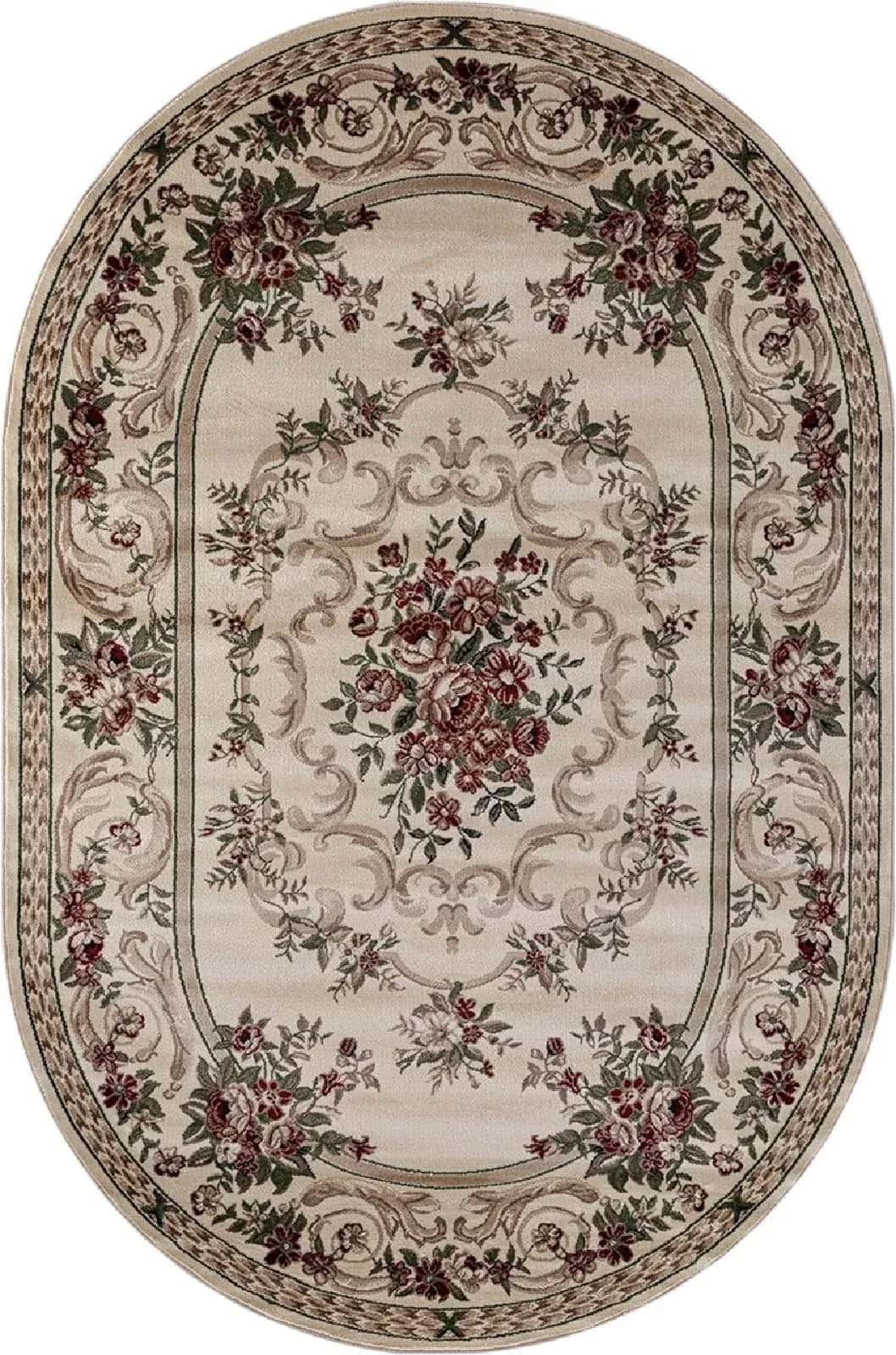 Ковер MERINOS COLIZEY d057 CREAM Овал Овал 1.5x3м
