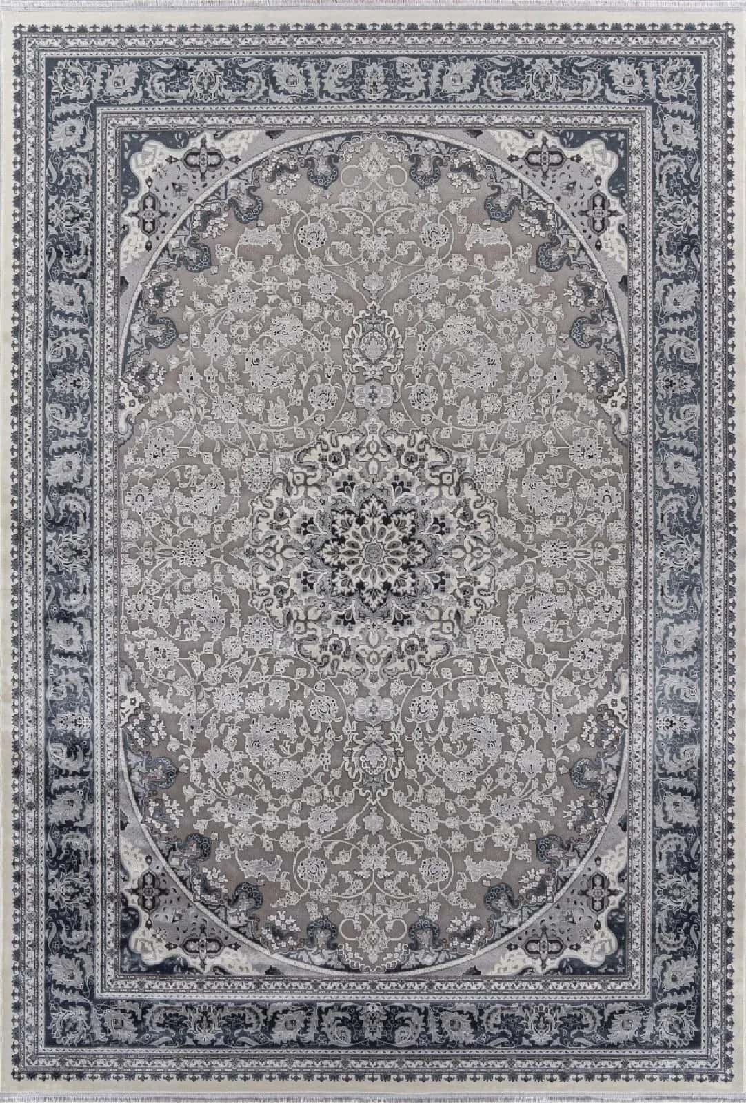 Ковер Ковер Классический ISMEN DUBAI 00268 GREY / BLUE 0.8x1.5м