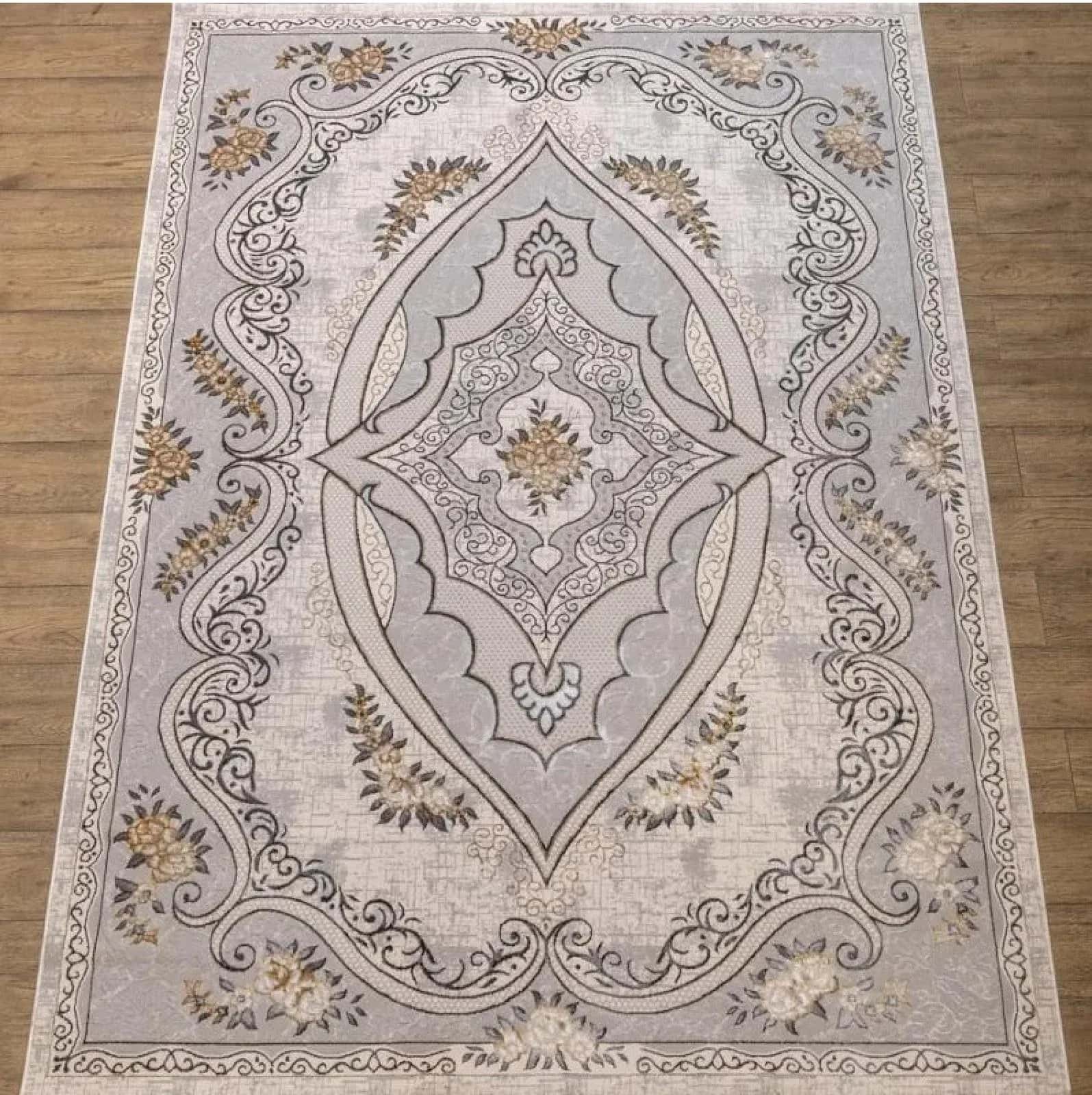 Ковер Турция Rich NA56D SHRNIK CREAM 1.6x2.3м
