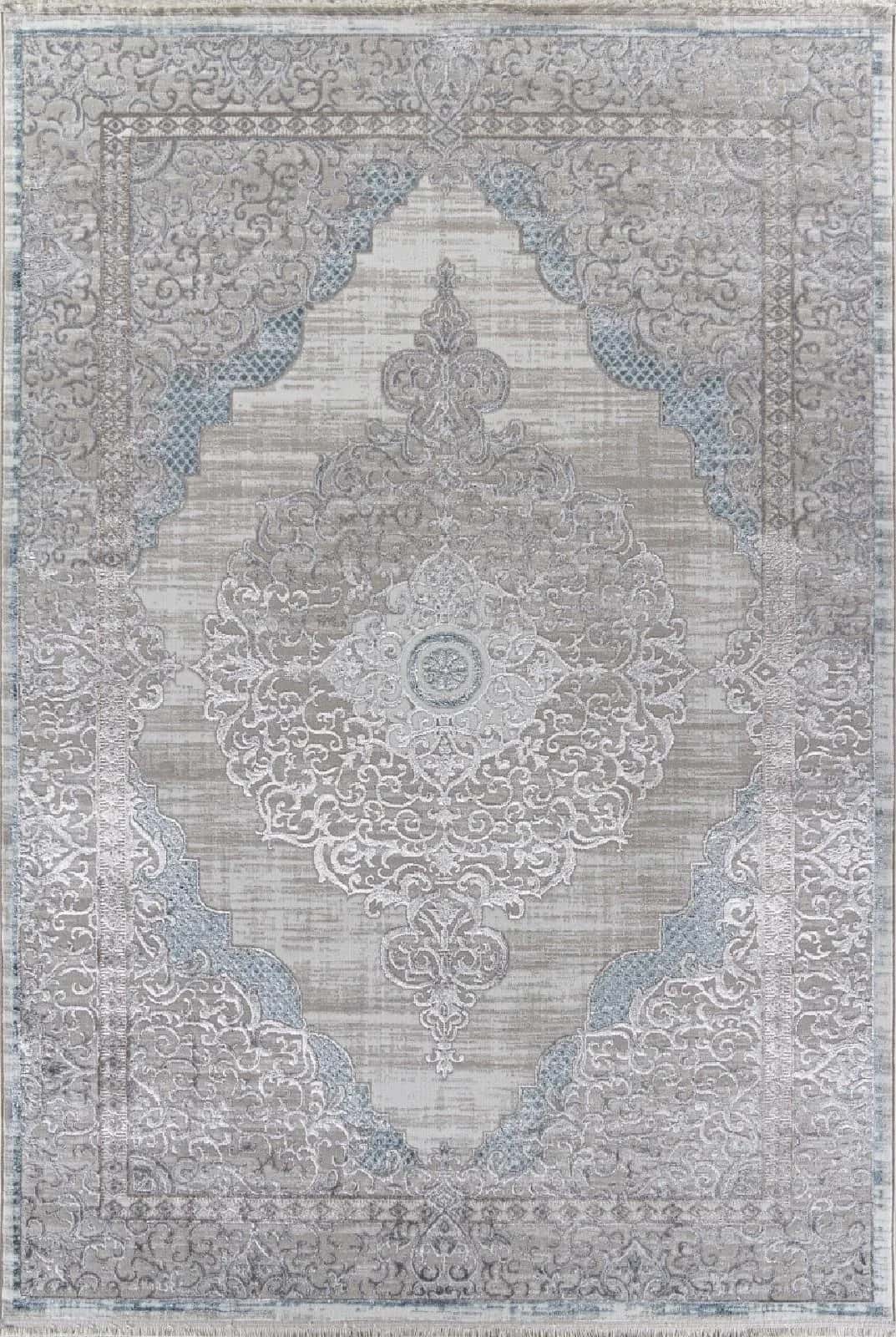 Ковер Ковер Классический ARDA EFSAN L279A CREAM SHRINK / BLUE FDY 2.4x5м