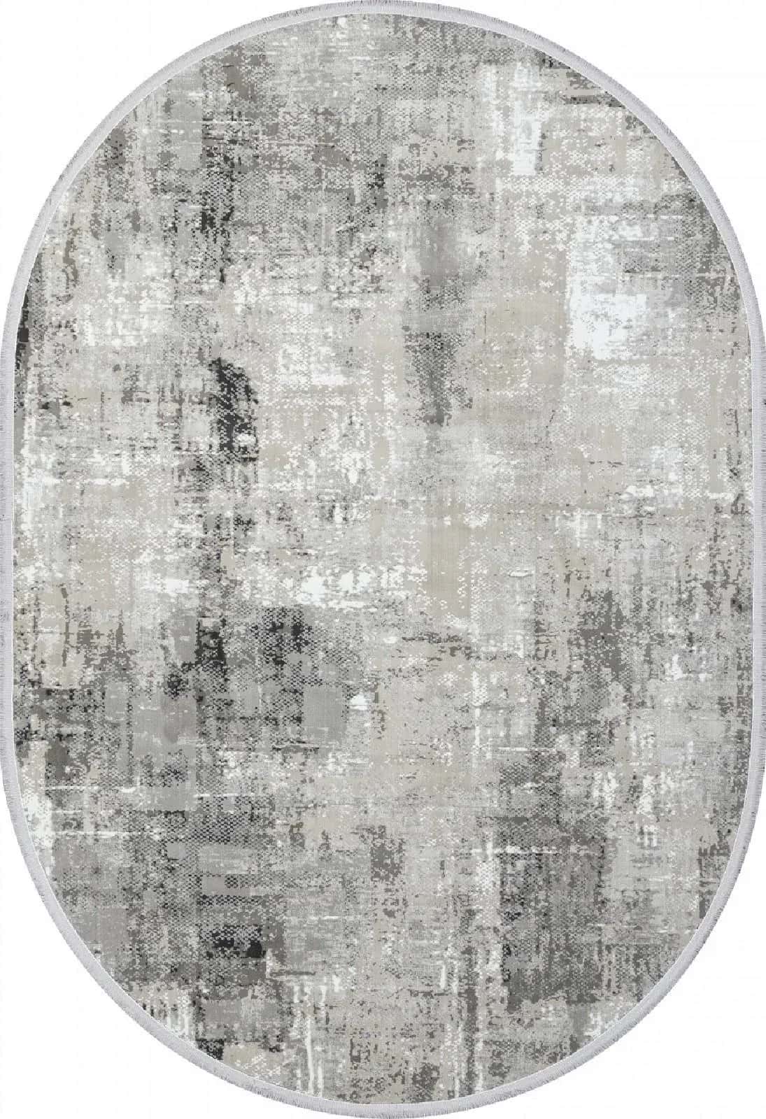 Ковер VALENTIS LORENZO C288AG GREY / ANTRACITE Овал Овал 0.8x1.5м