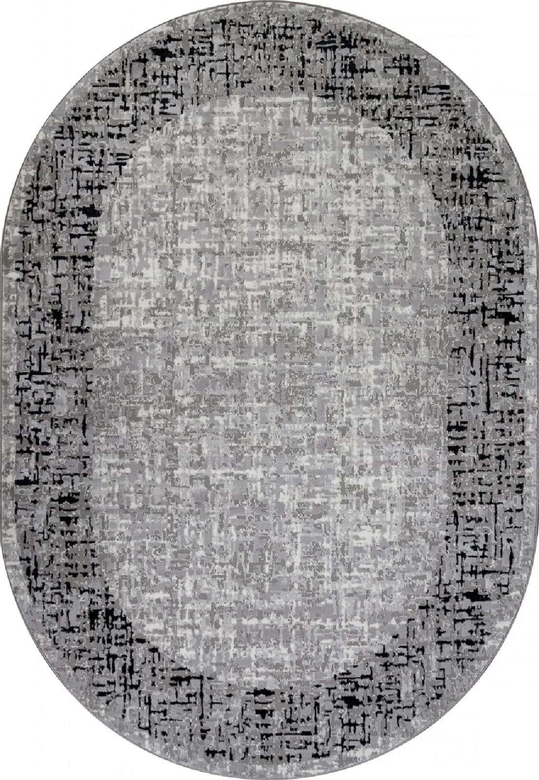 Ковер Ковер MERINOS PALERMO F292 DARK GRAY Овал Овал 3x4м