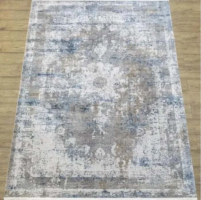 Ковер Турция Aspect 0591A CREAM_L.BLUE 2x3.9м