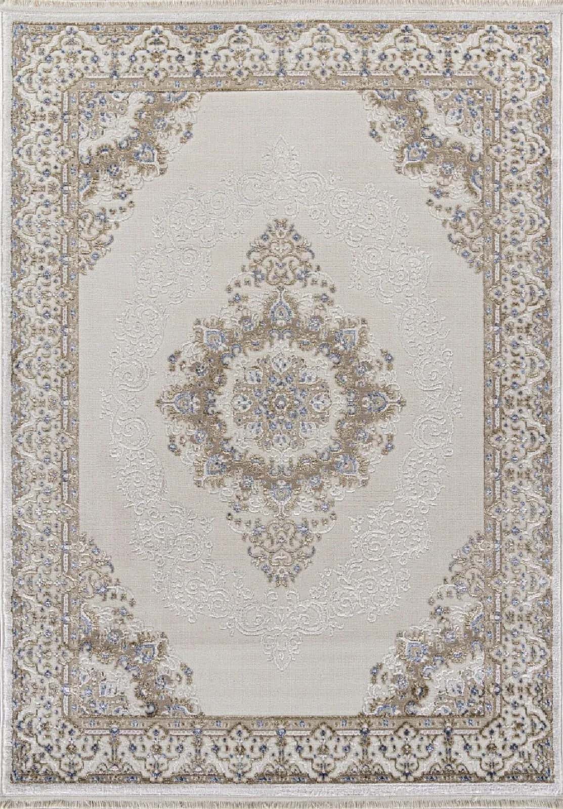 Ковер Ковер KARDELEN MOSSO 27236A CREAM / BLUE 2.4x3.4м
