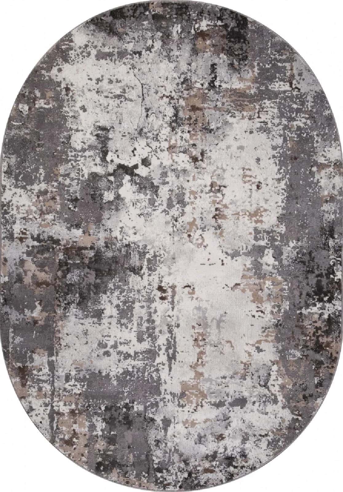 Ковер MERINOS GRAFF 3319 GRAY-BEIGE Овал Овал 2.4x3.4м
