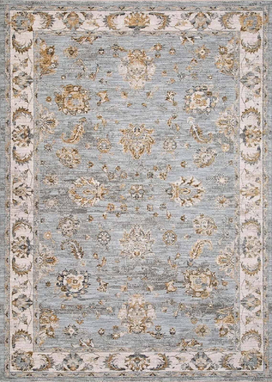 Ковер LYSANDRA HALI MUMBAI L0729B BLUE 1.6x2.3м