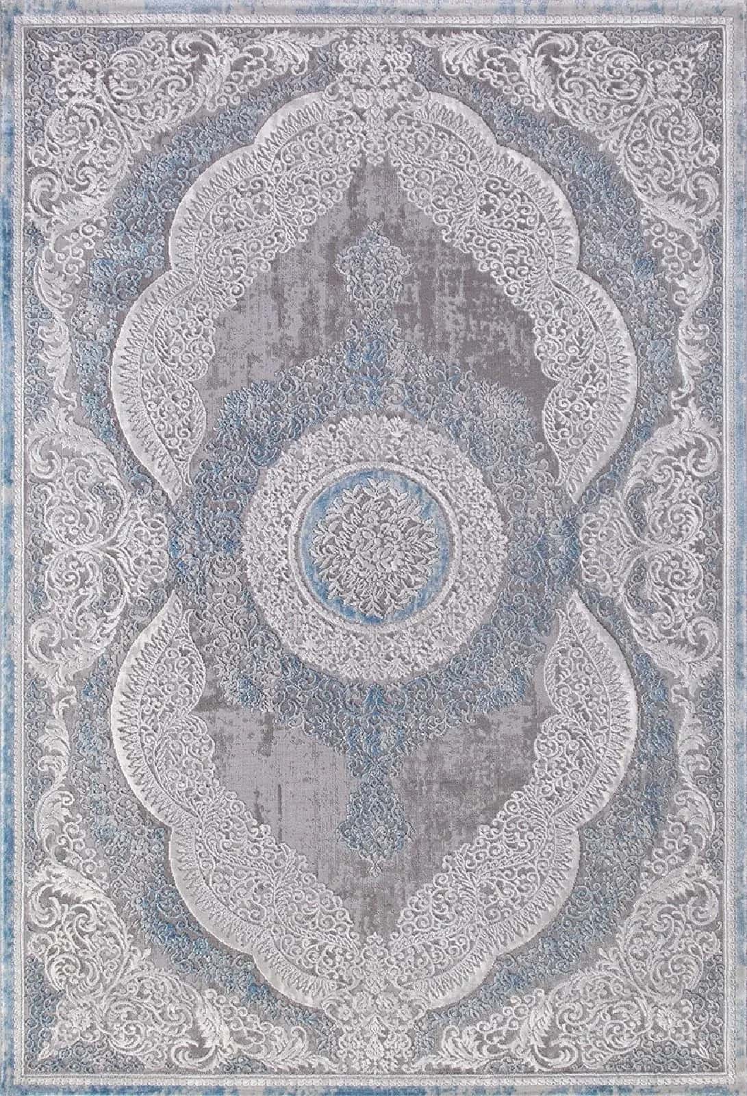 Ковер KARMEN HALI ARMINA 03880A BLUE / BLUE 2.4x5м