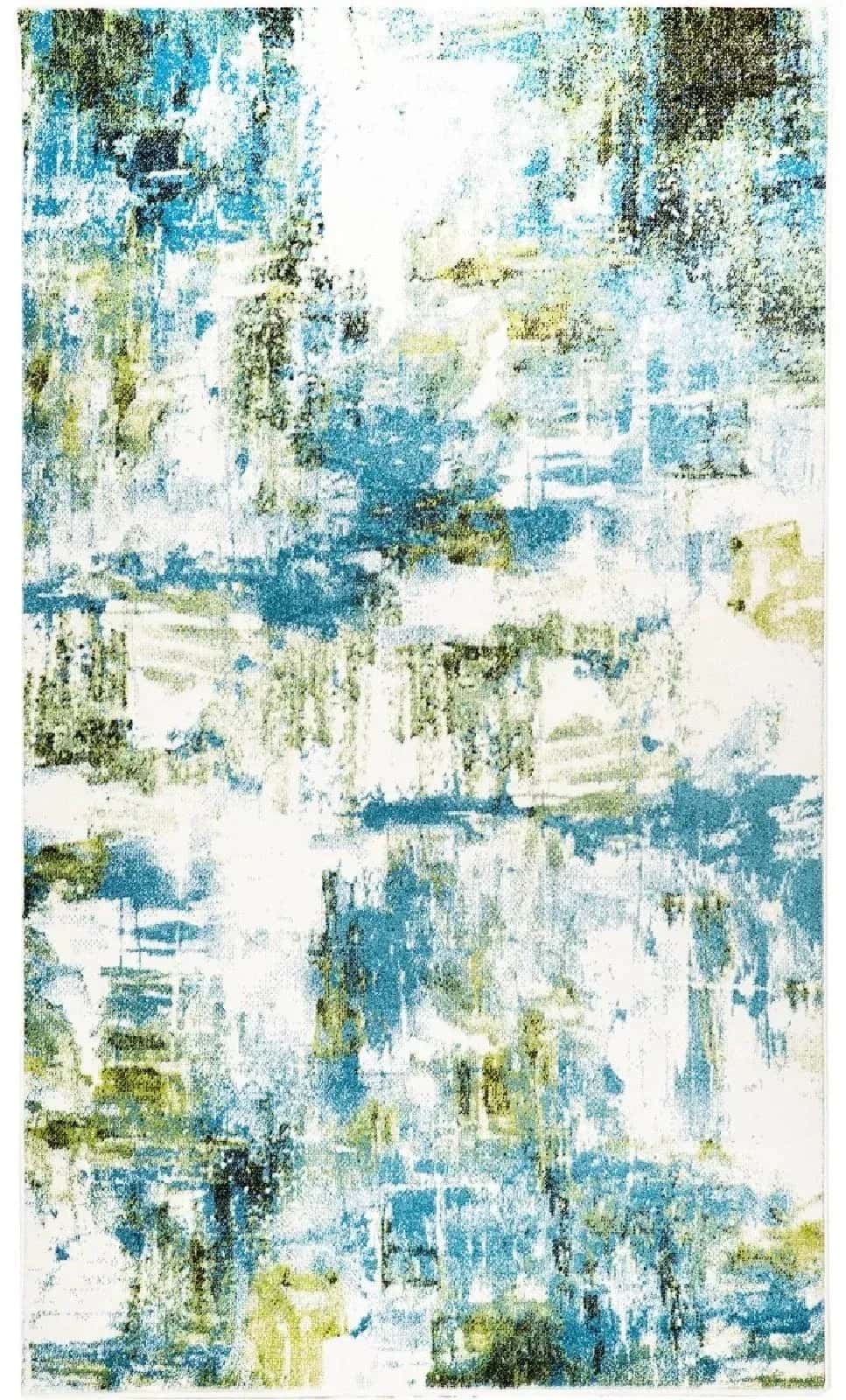 Ковер MERINOS BRIGHT L016 CREAM-BLUE 1x2м