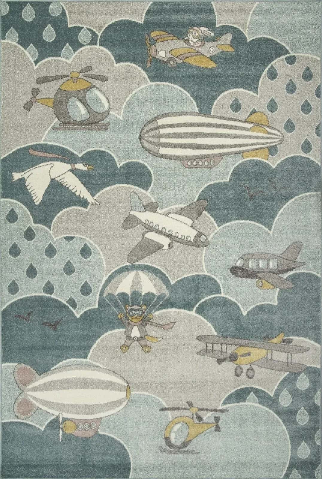 Ковер Ковер Детский MERINOS IZUMRUD C225 MULTICOLOR 3x4м