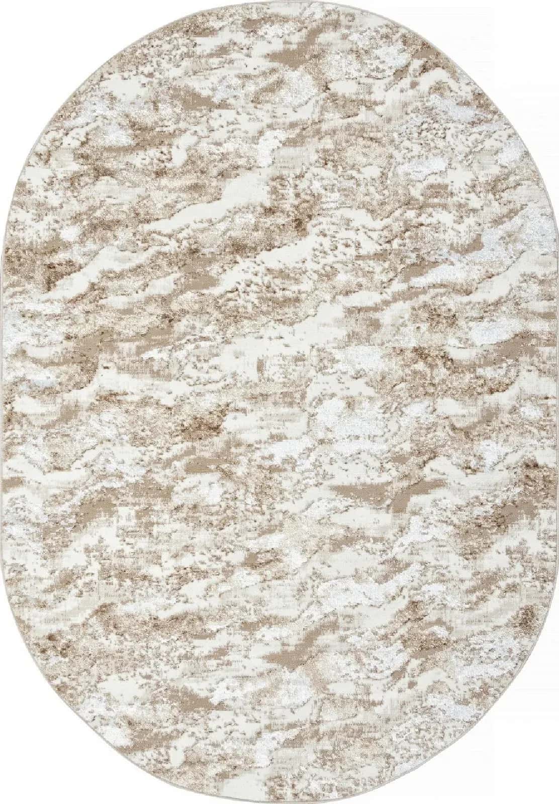Ковер MERINOS ANTEP DB423 660 CREAM / VIZON Овал Овал 0.8x1.5м
