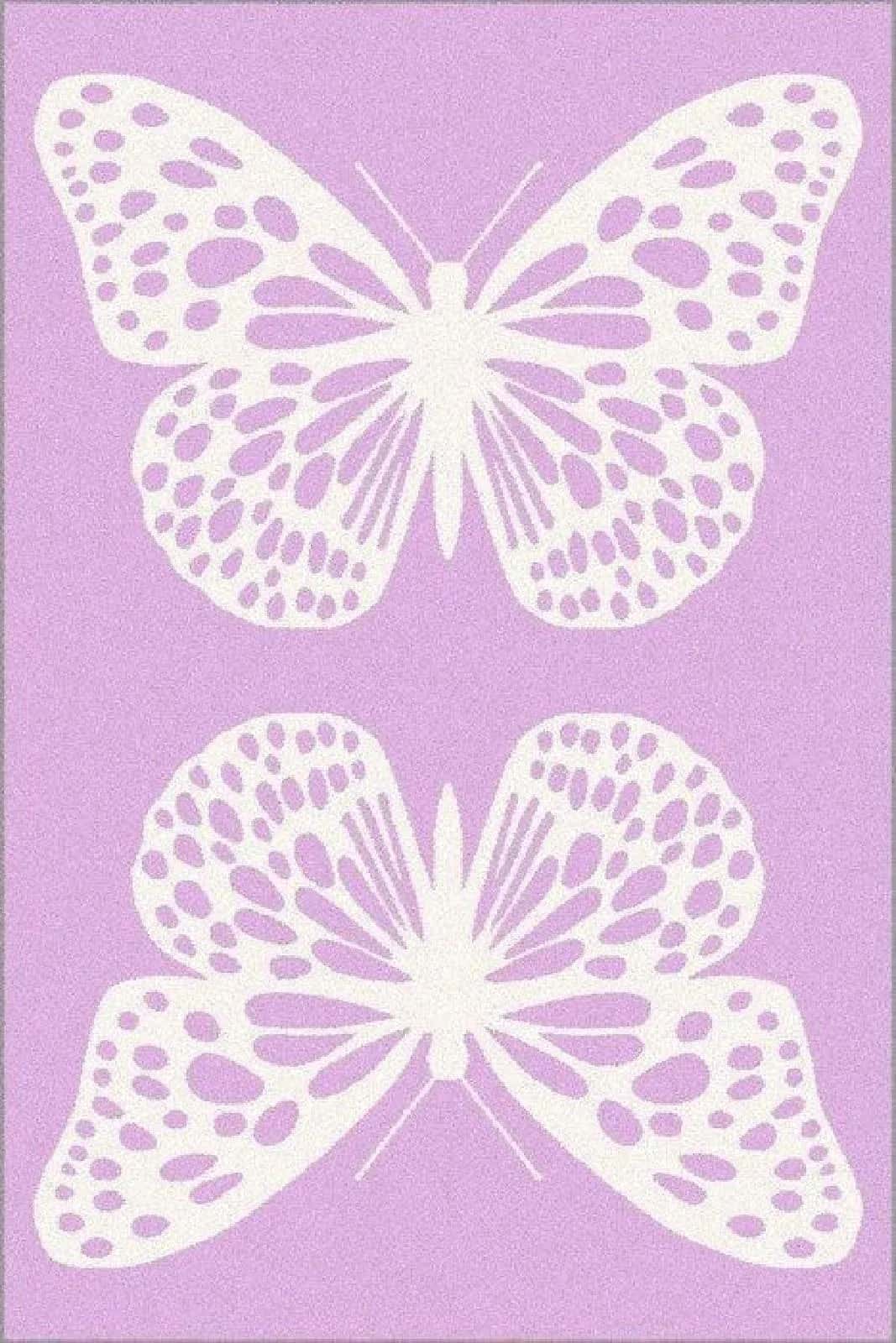 Ковер Agnella Soft Butterfly rose 0.8x1.5м