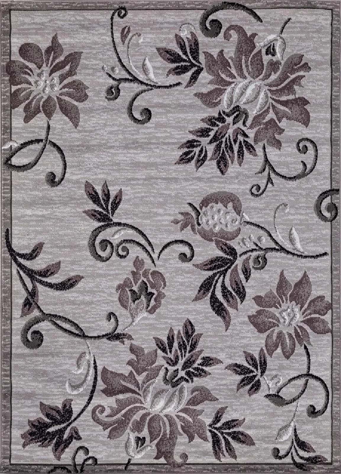Ковер Merinos Silver d353 gray 3x4м