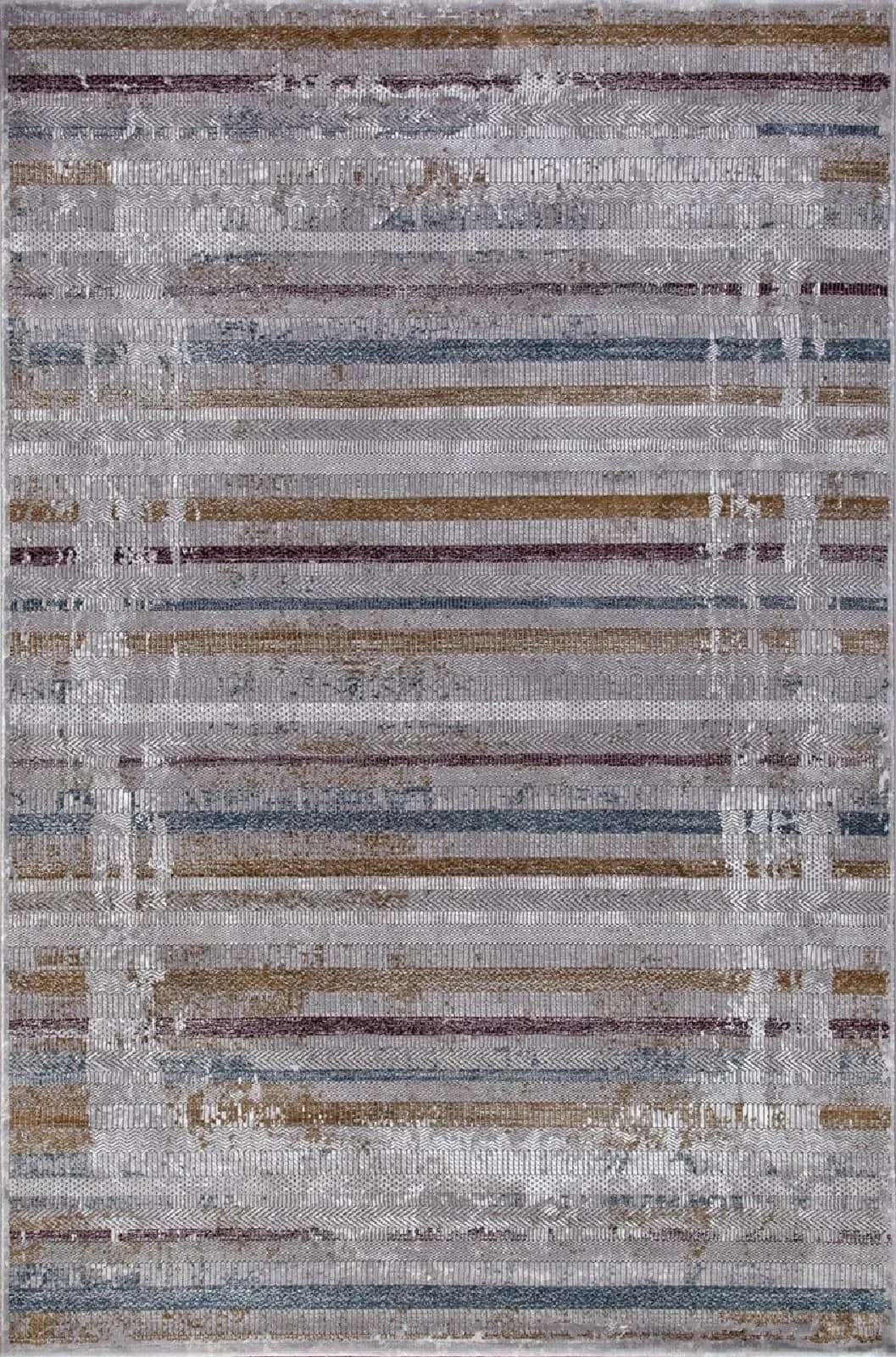 Ковер KARMEN HALI QUANTUM 03003G GREY / GREY 1.95x4м