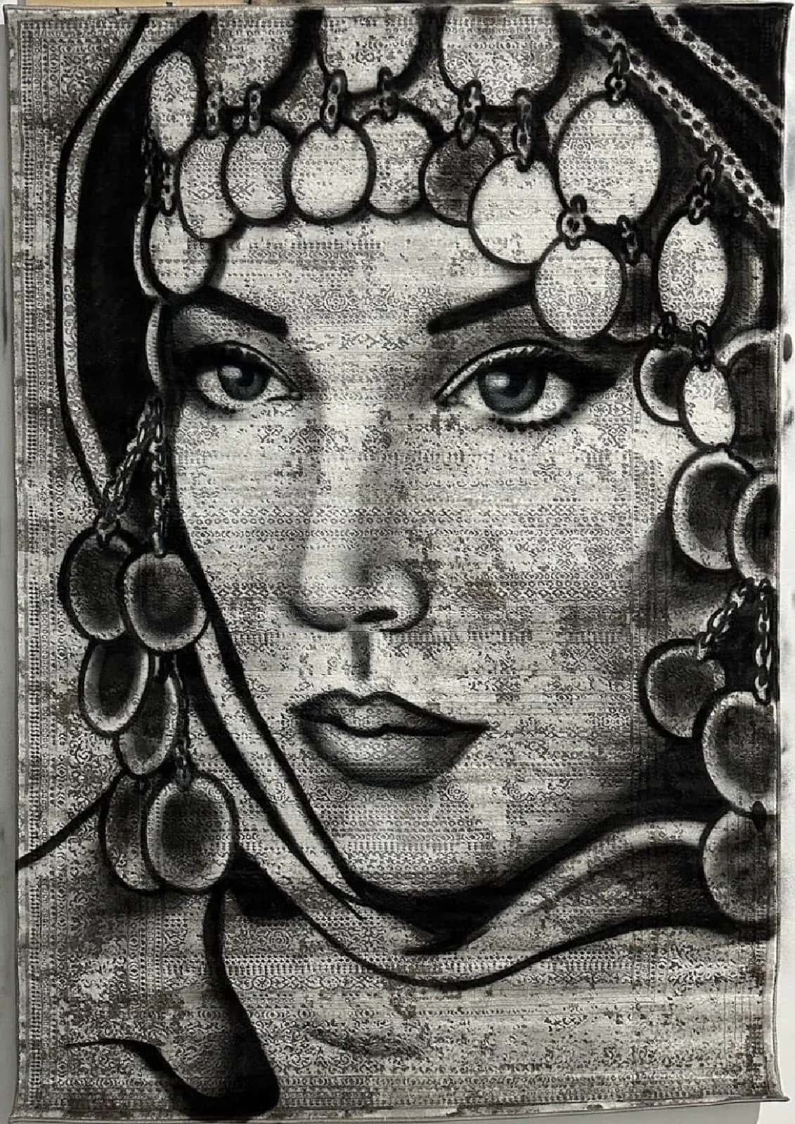 Ковер Ковер ARTWORK PICTURES PC 55 GRAY-BEIGE Портрет 1.6x2.3м