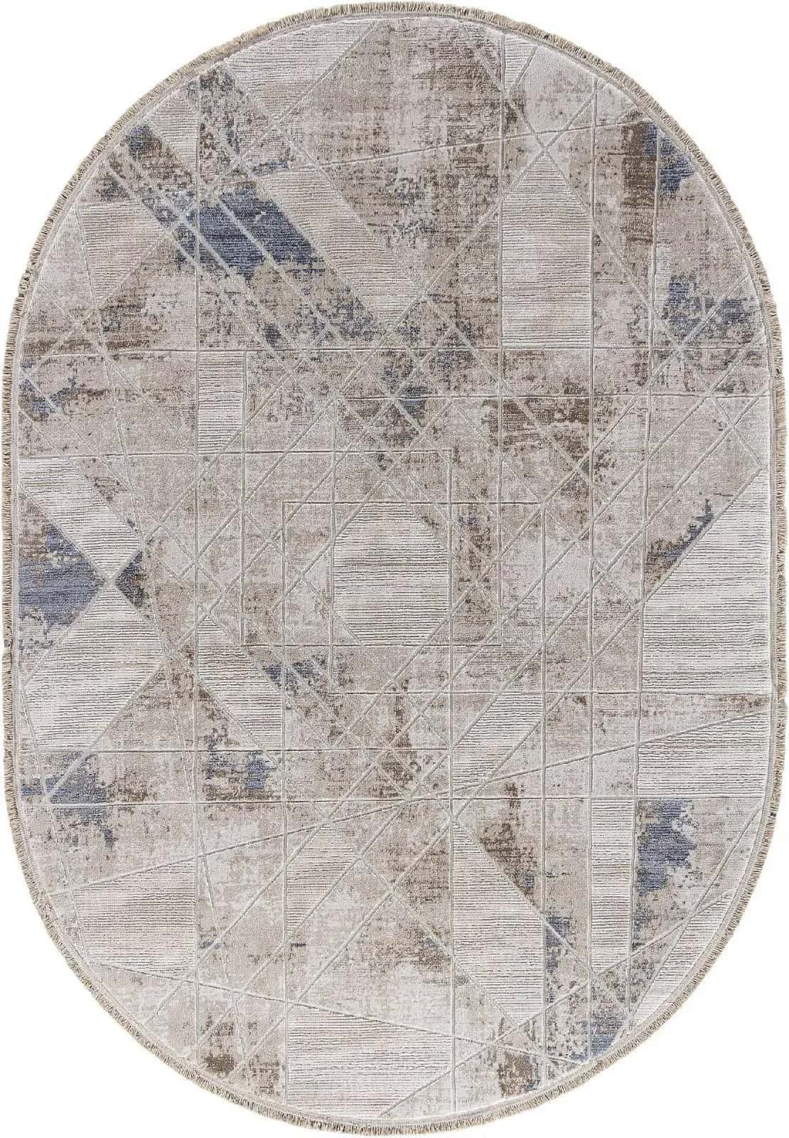Ковер Ковер DURKAR Jasmine 35991Z BEIGE / CREAM Овал Овал 1.6x2.3м