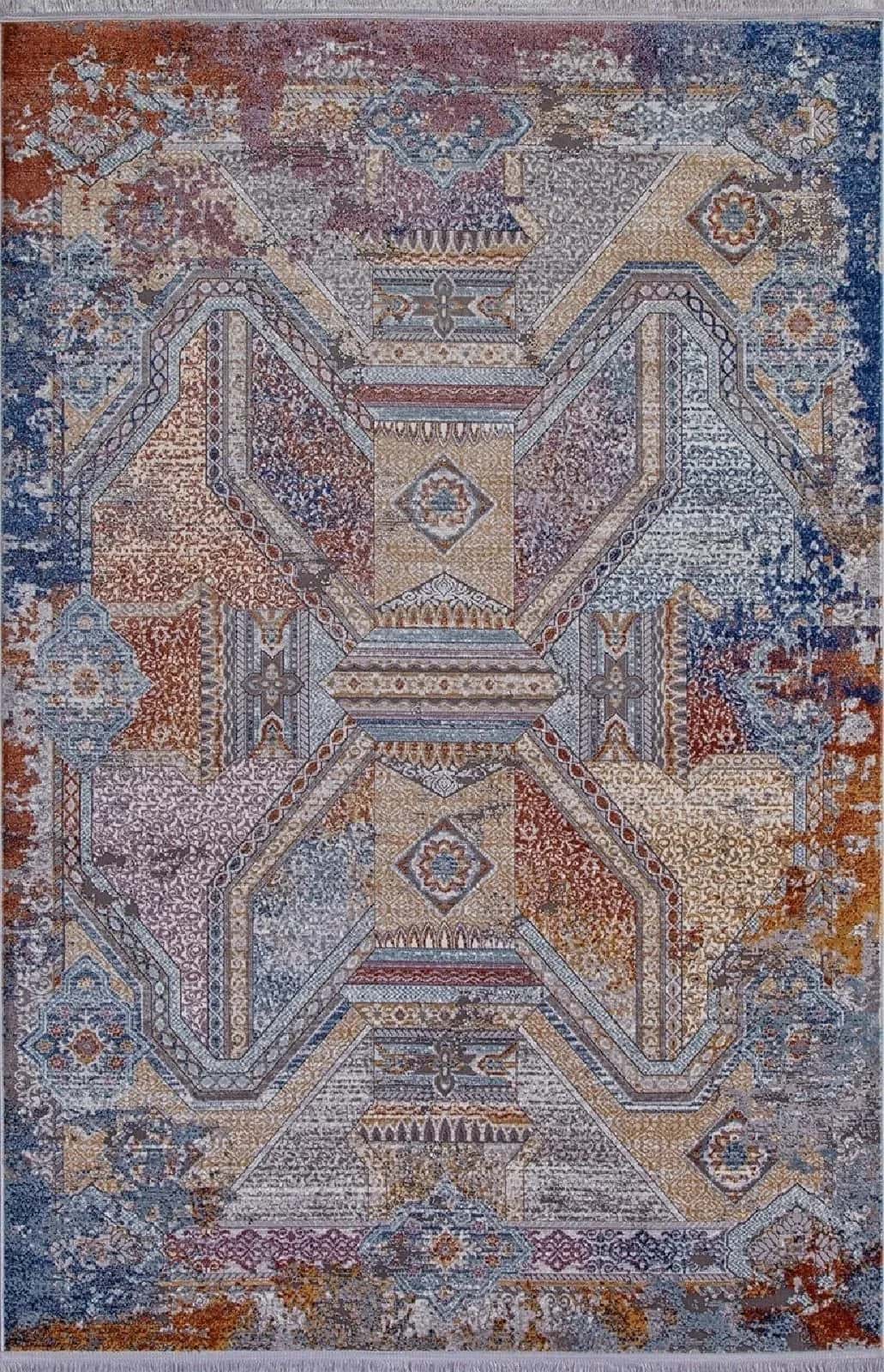 Ковер KARMEN HALI RIM 05711G GREY / GREY 2.28x4м