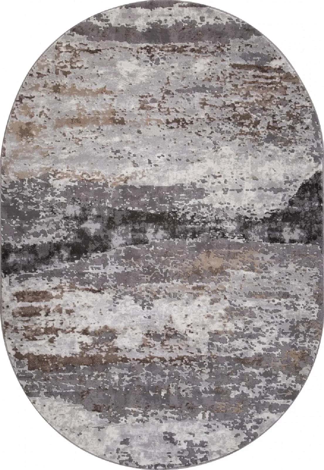Ковер MERINOS GRAFF 2788 GRAY-BEIGE Овал Овал 2.8x3.8м