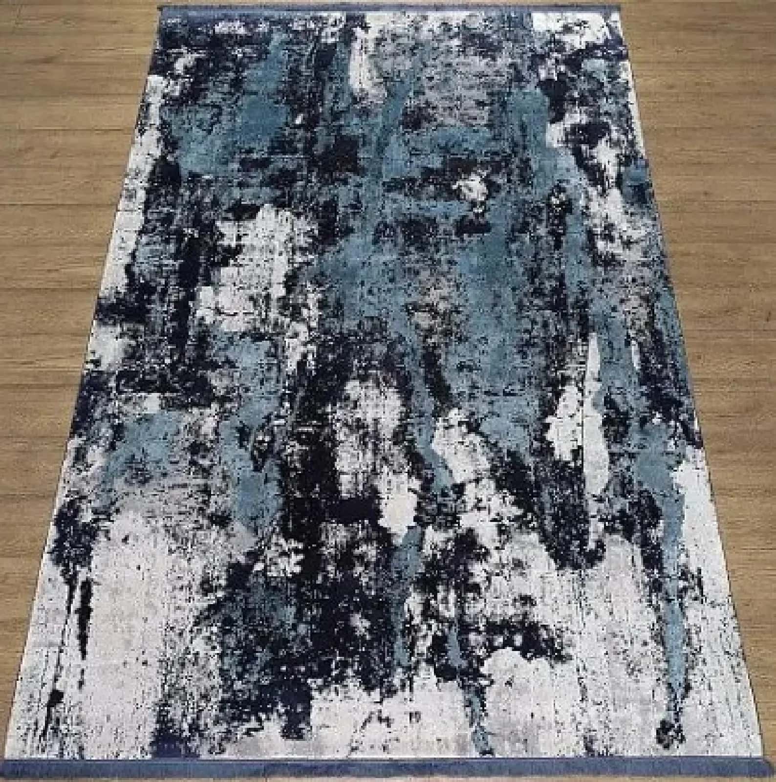 Ковер Турция Art Self M356B CREAM / NAVY 2.4x3.4м