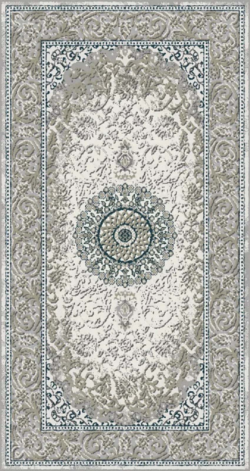 Ковер Ковер MERINOS HALIF F605 GRAY-BLUE 2 0.8x1.5м