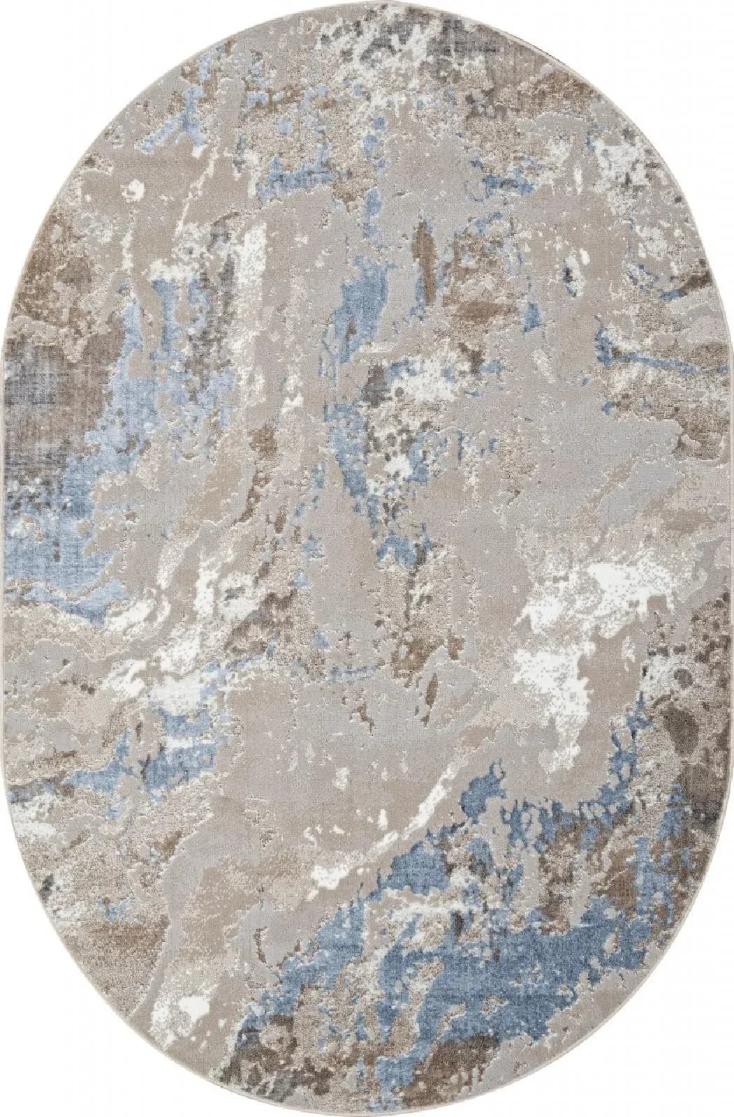 L.BLUE / BEIGE, Овал