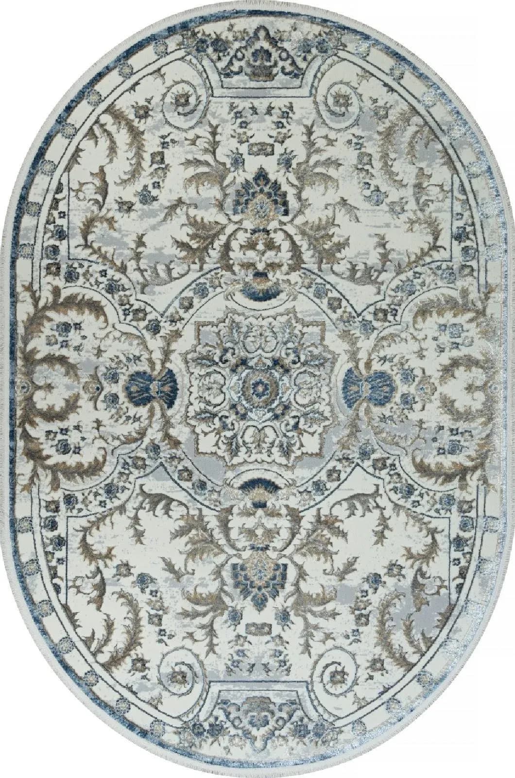 D.BLUE FDY / CREAM HB, Овал