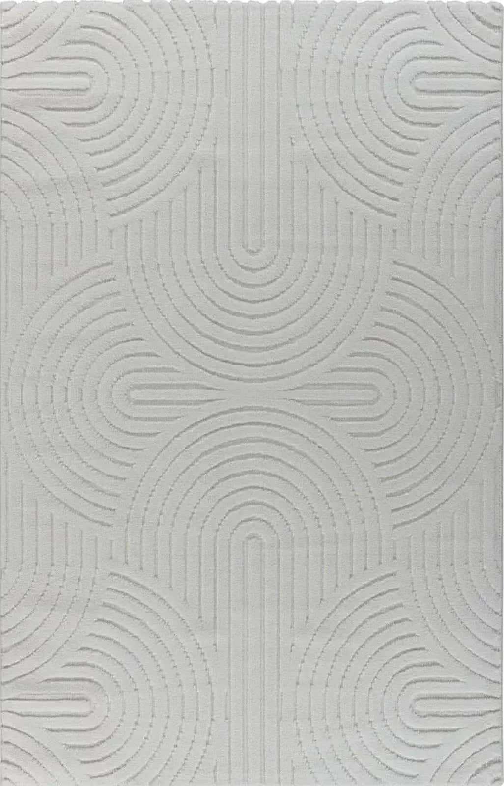 Ковер OZ KAPLAN Sofia 0E419A White-White 1x1.4м
