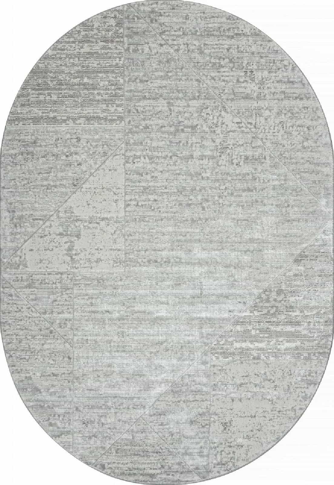 Ковер MERINOS SIRIUS F196 CREAM-GRAY Овал Овал 2.5x3.5м