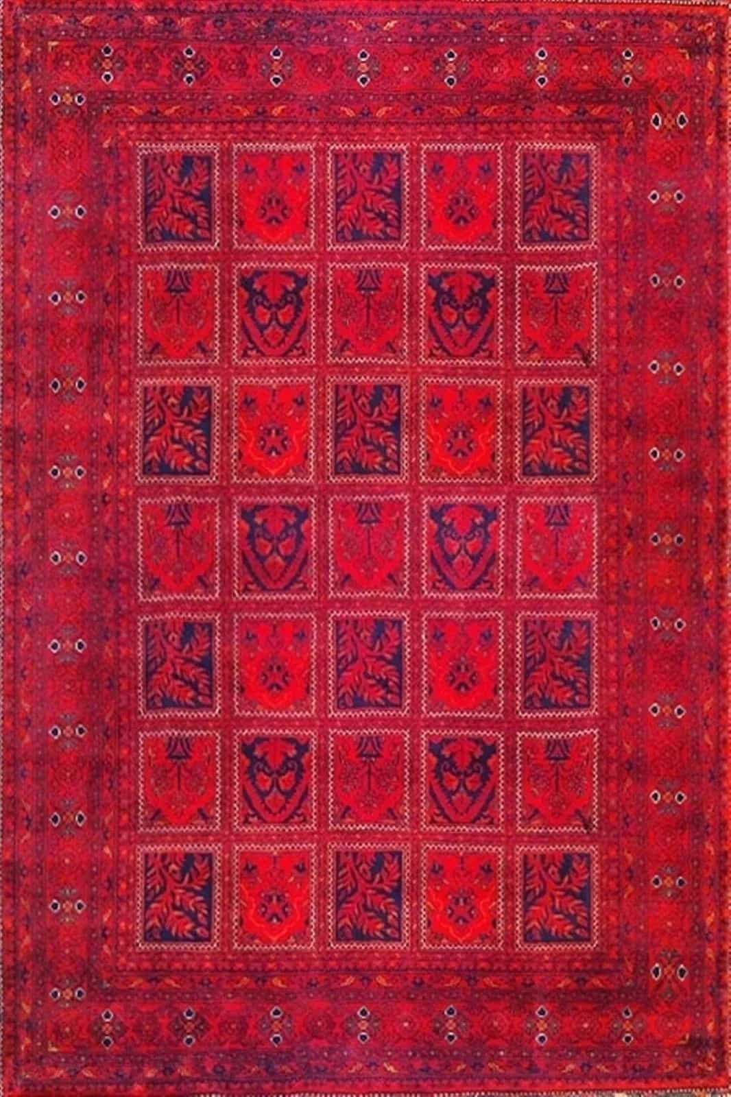 Афганский ковер ручной работы Белжик 1.49x1.99м