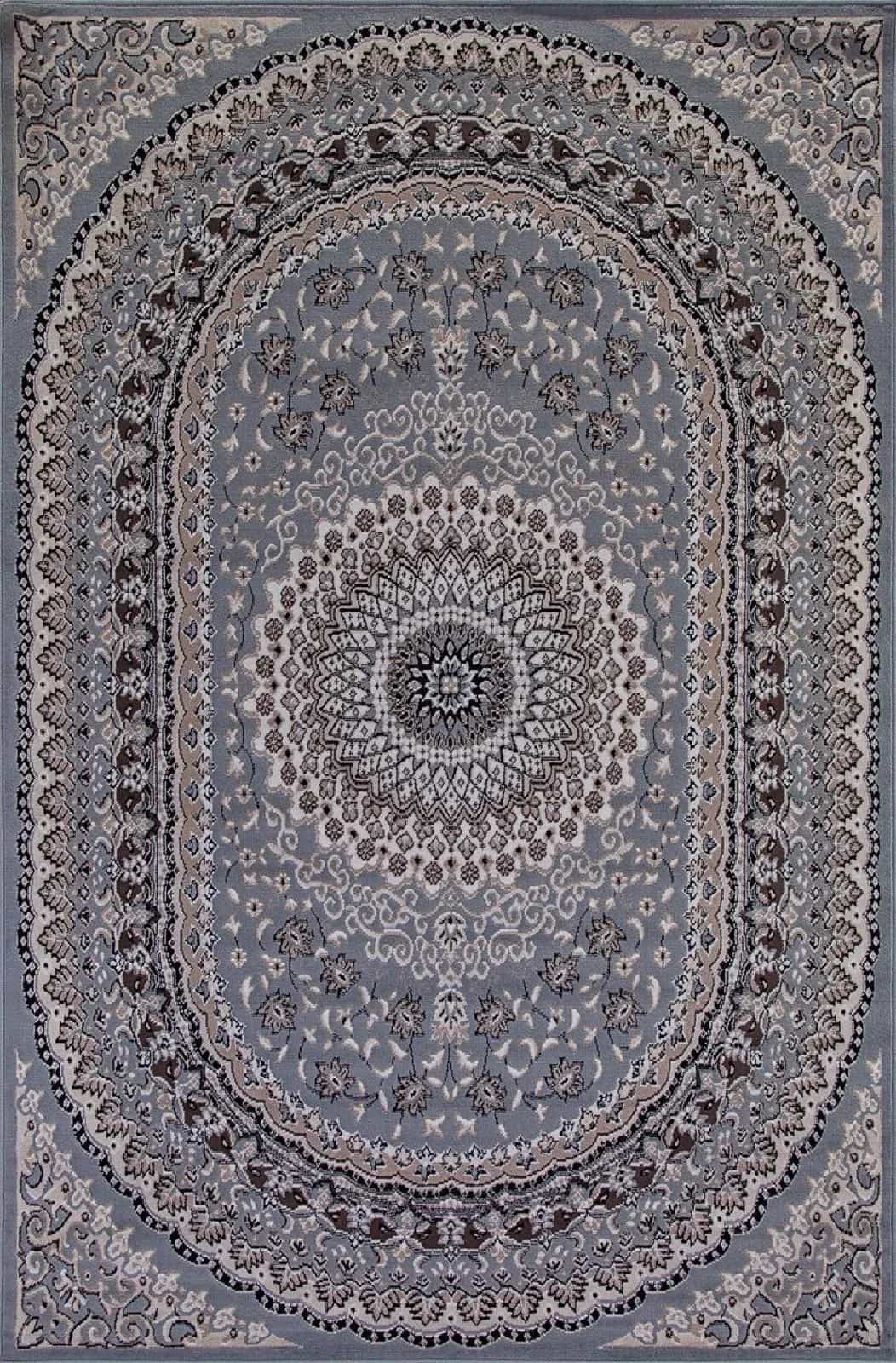 Ковер MERINOS SIERRA D504 BLUE-BROWN 0.6x1.1м