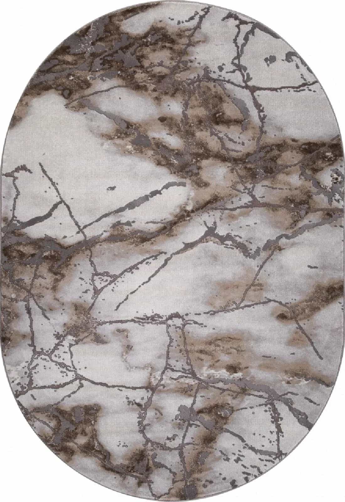 Ковер MERINOS GRAFF 3270 GRAY-BEIGE Овал Овал 2.4x3.4м