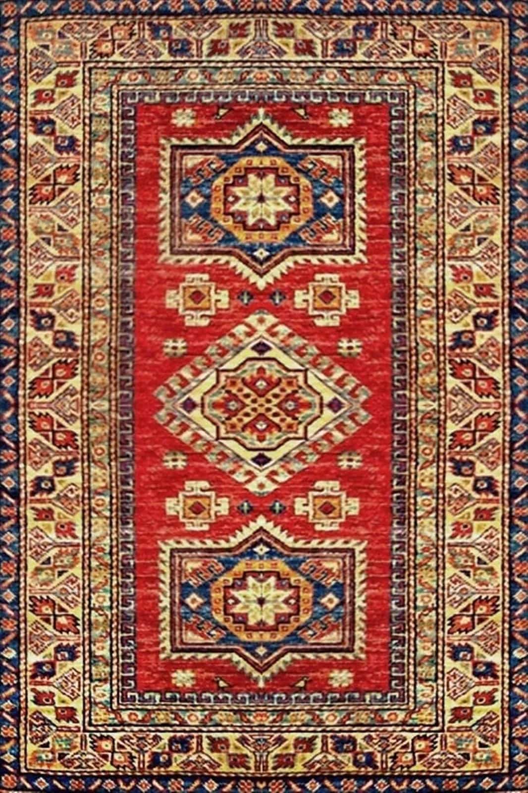 Афганский ковер ручной работы Казах 200 0.78x1.19м