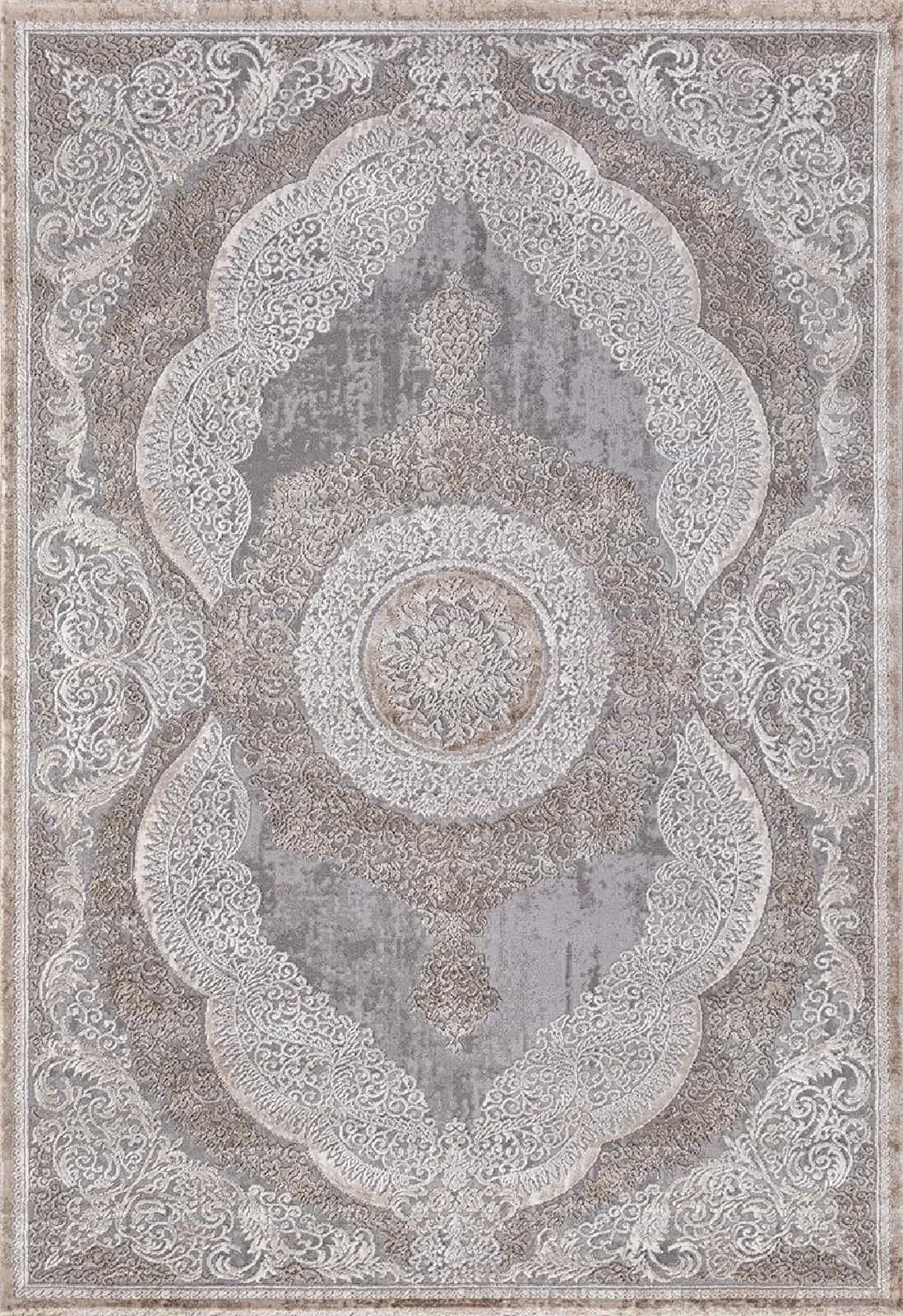 Ковер KARMEN HALI ARMINA 03880C GREY / BROWN 1.6x3м