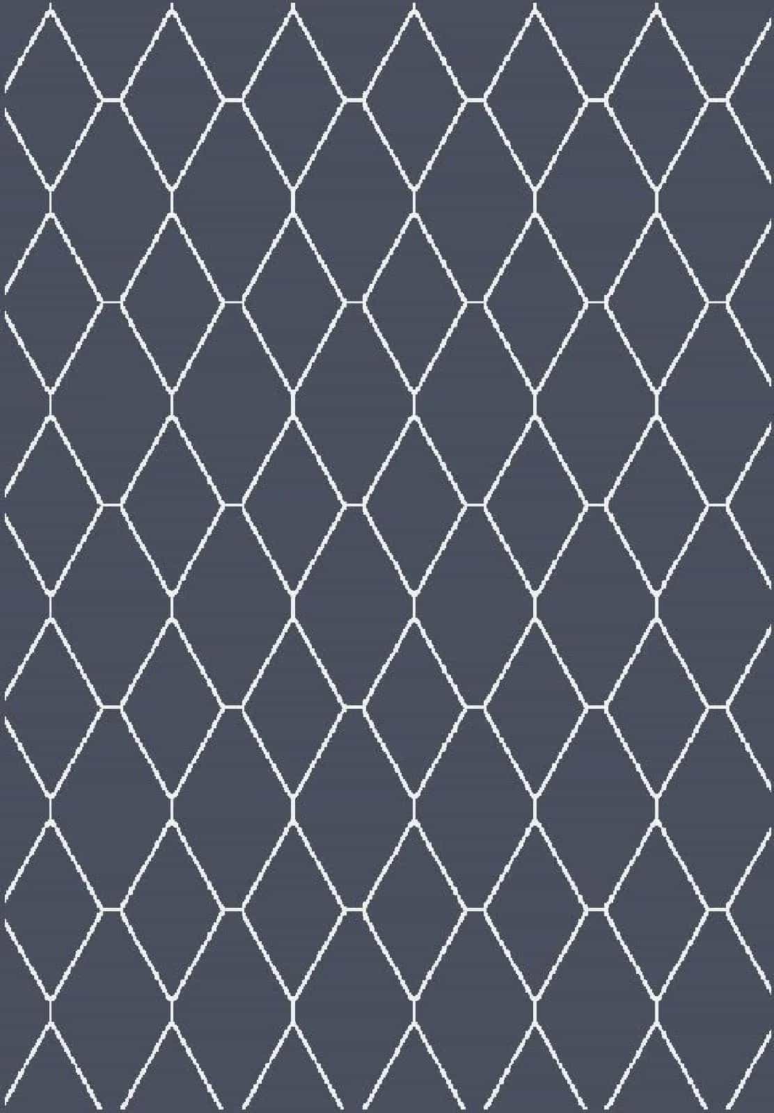 Ковер Devos Caby Ambiance 81228 Navy-White 2x2.9м