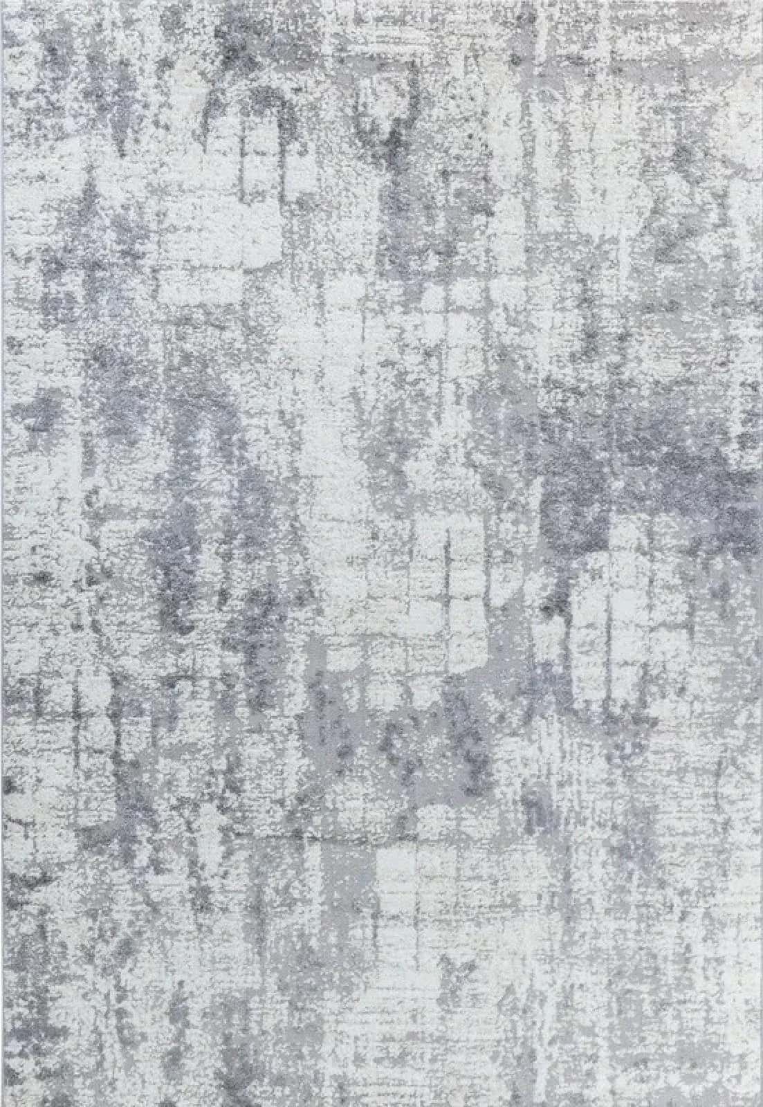 Ковер OZ KAPLAN Coruna B0482B Grey-Kemik 1x1.4м