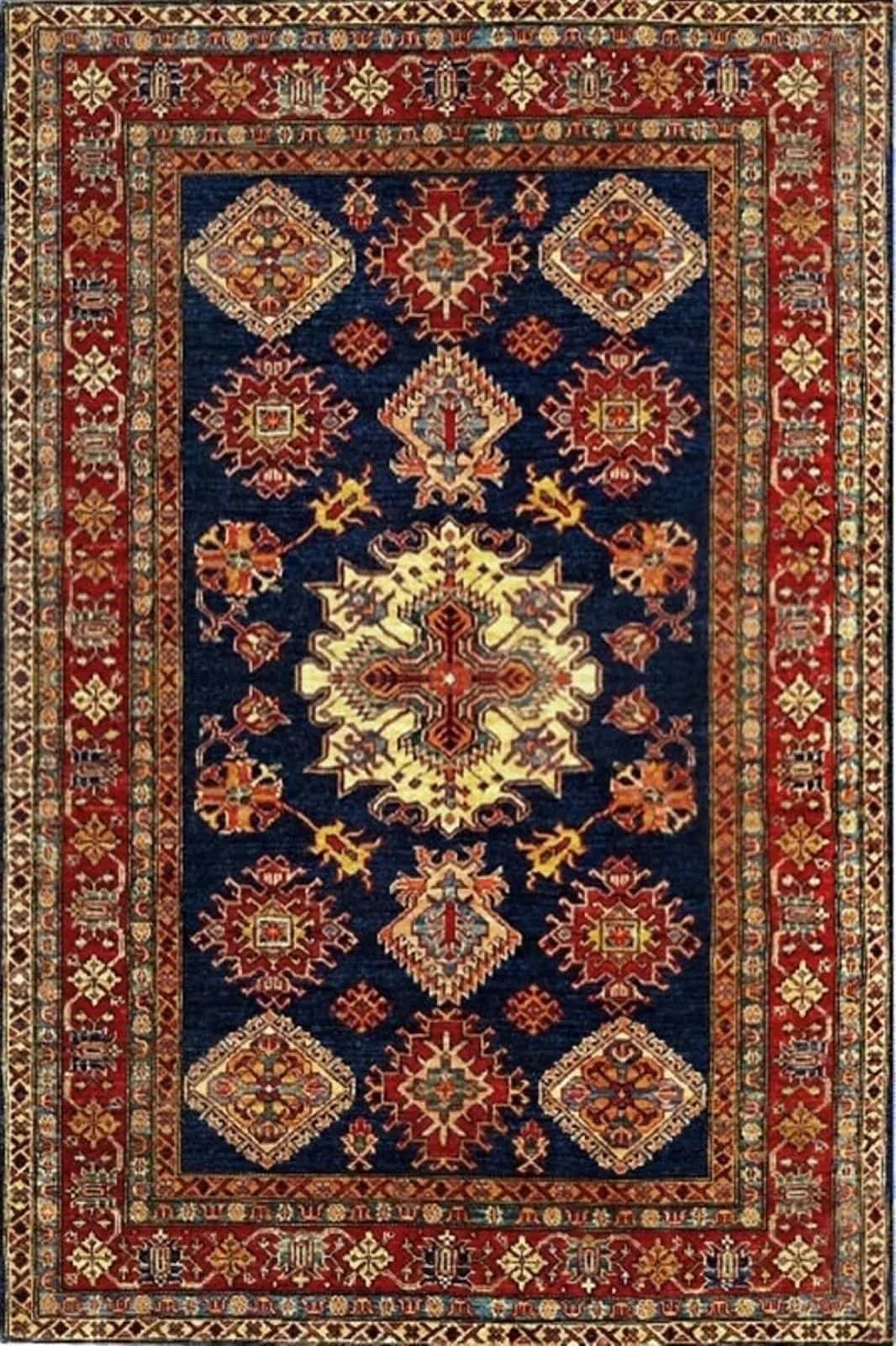 Афганский ковер ручной работы Казах 1.51x1.98м