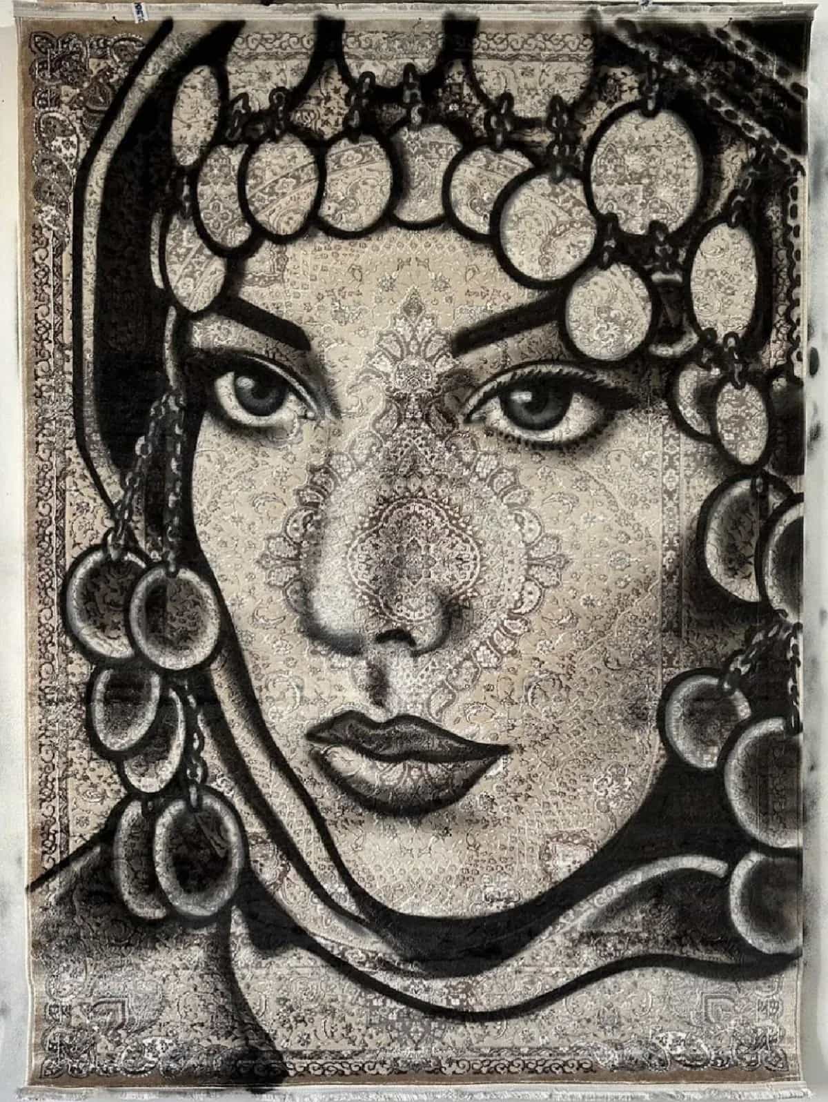 Ковер Ковер ARTWORK PICTURES PC 53 GRAY-BEIGE Портрет 1.6x2.3м