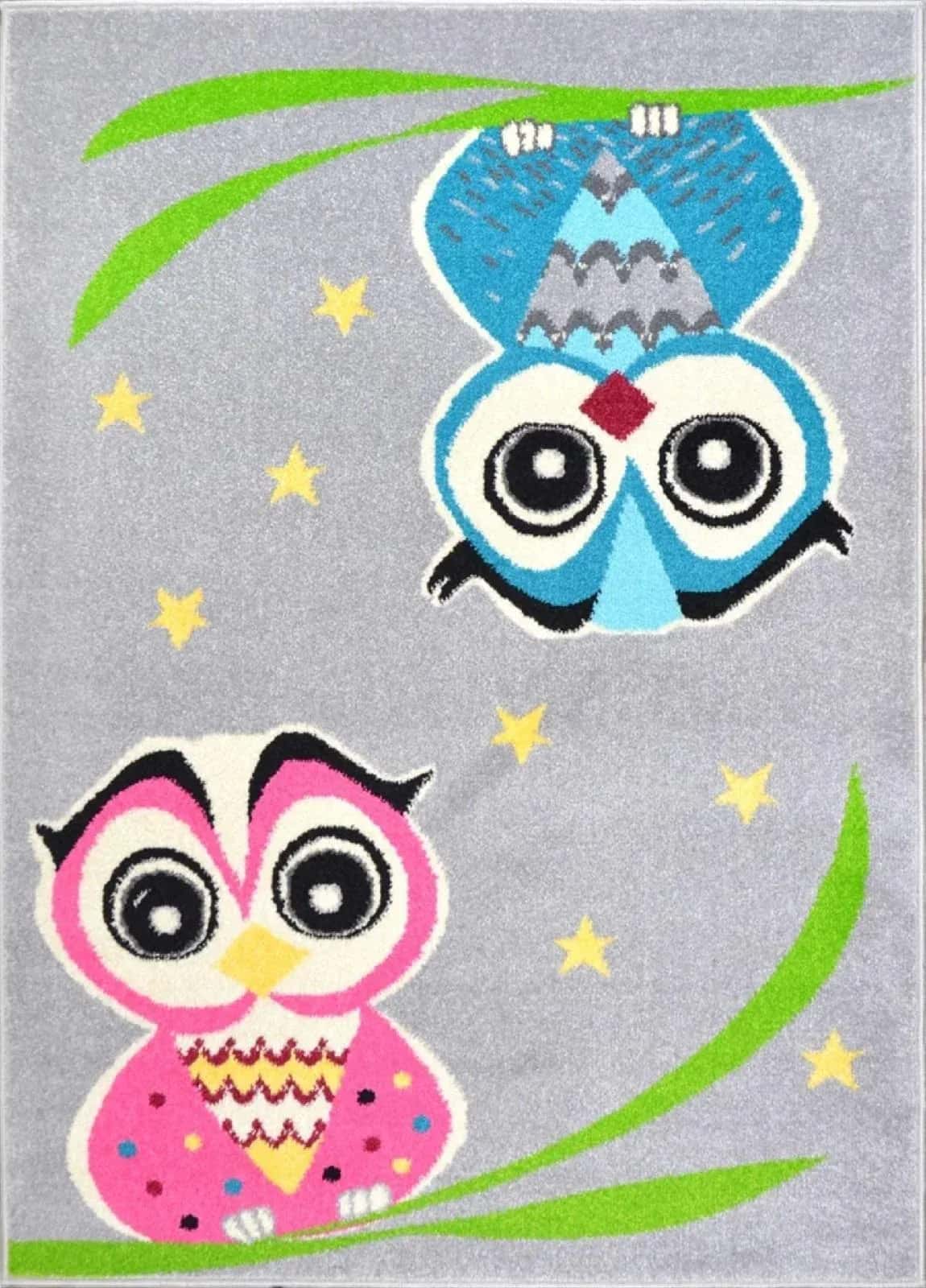 Ковер Agnella Funky Top Owl grey 1.2x1.5м