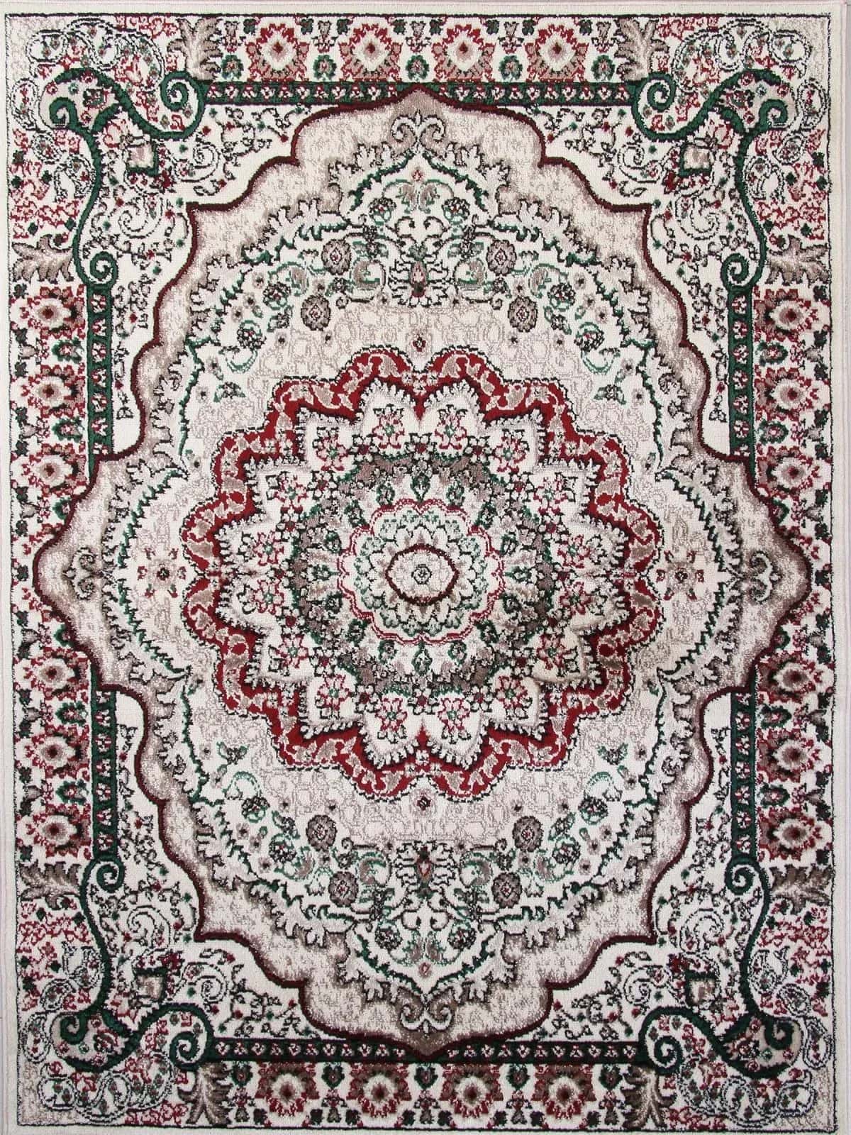 Ковер Ковер Классический MERINOS DARGA F670 CREAM-RED 2x5м