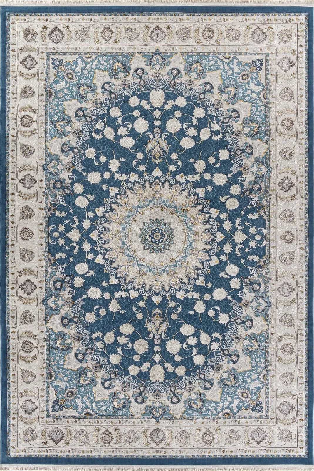 Ковер Ковер Классический ARDA ZARINA A050B D.BLUE SHIRINK / CREAM 3x5м