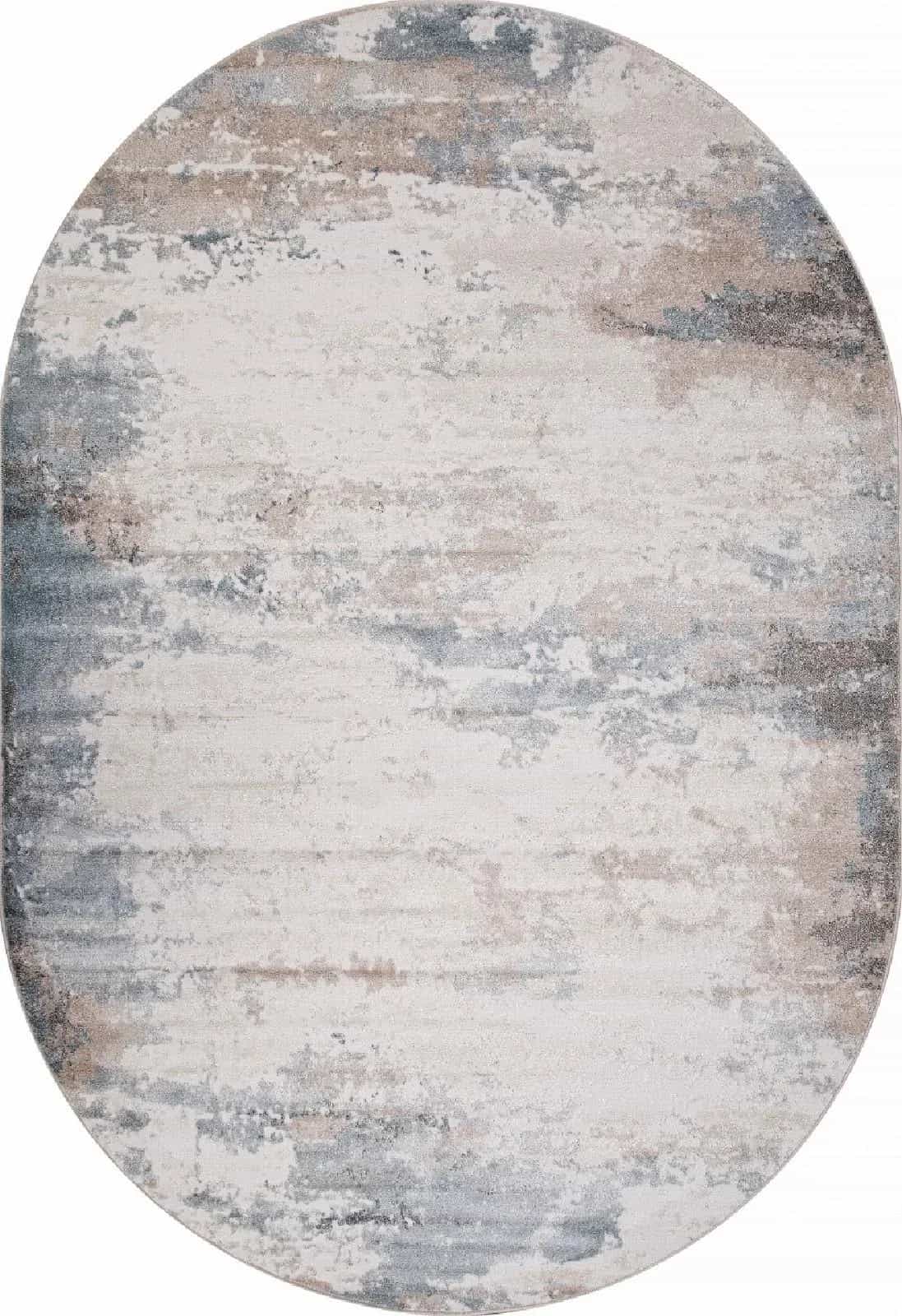 Ковер MERINOS NATUREL D994 BEIGE-BLUE Овал Овал 2.5x4м
