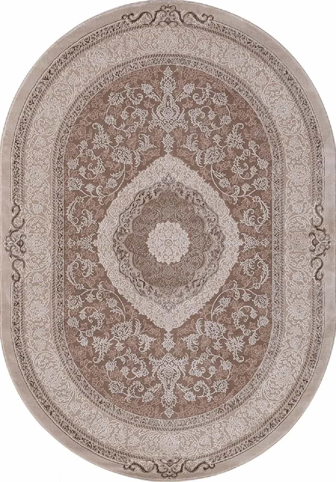 Ковер KARMEN HALI ARMINA 03874B BROWN / BROWN Овал Овал 2x2.9м