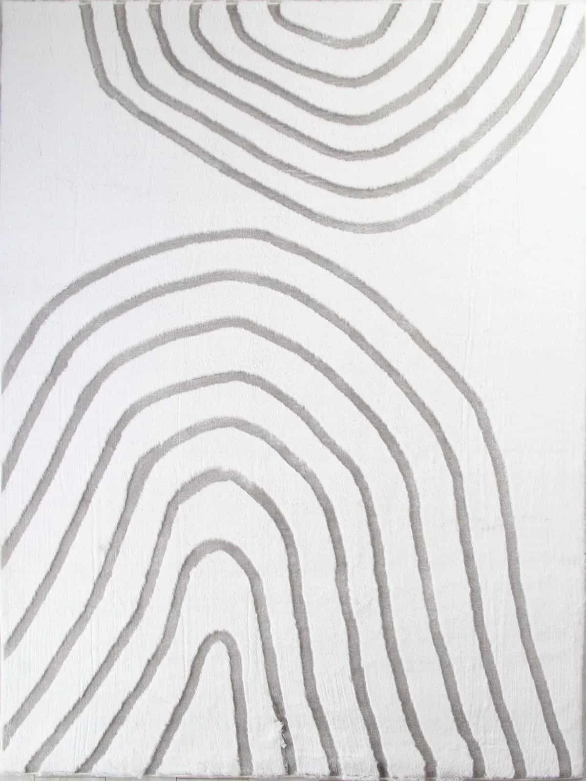 Ковер Ковер Современный PIXEL RABBIT CARVING PX4002 CREAM / GREY 1.2x1.8м