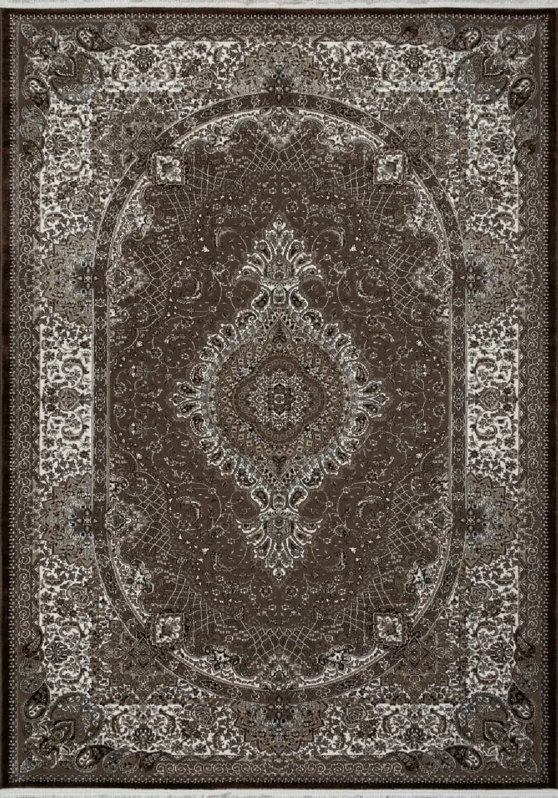 Ковер MERINOS DOLCE d414 BROWN 1.6x2.2м