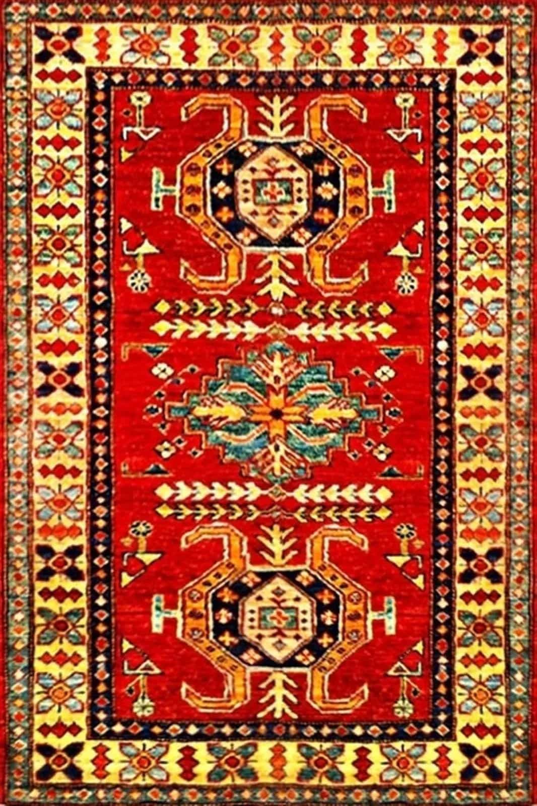 Афганский ковер ручной работы Казах 201 0.82x1.18м