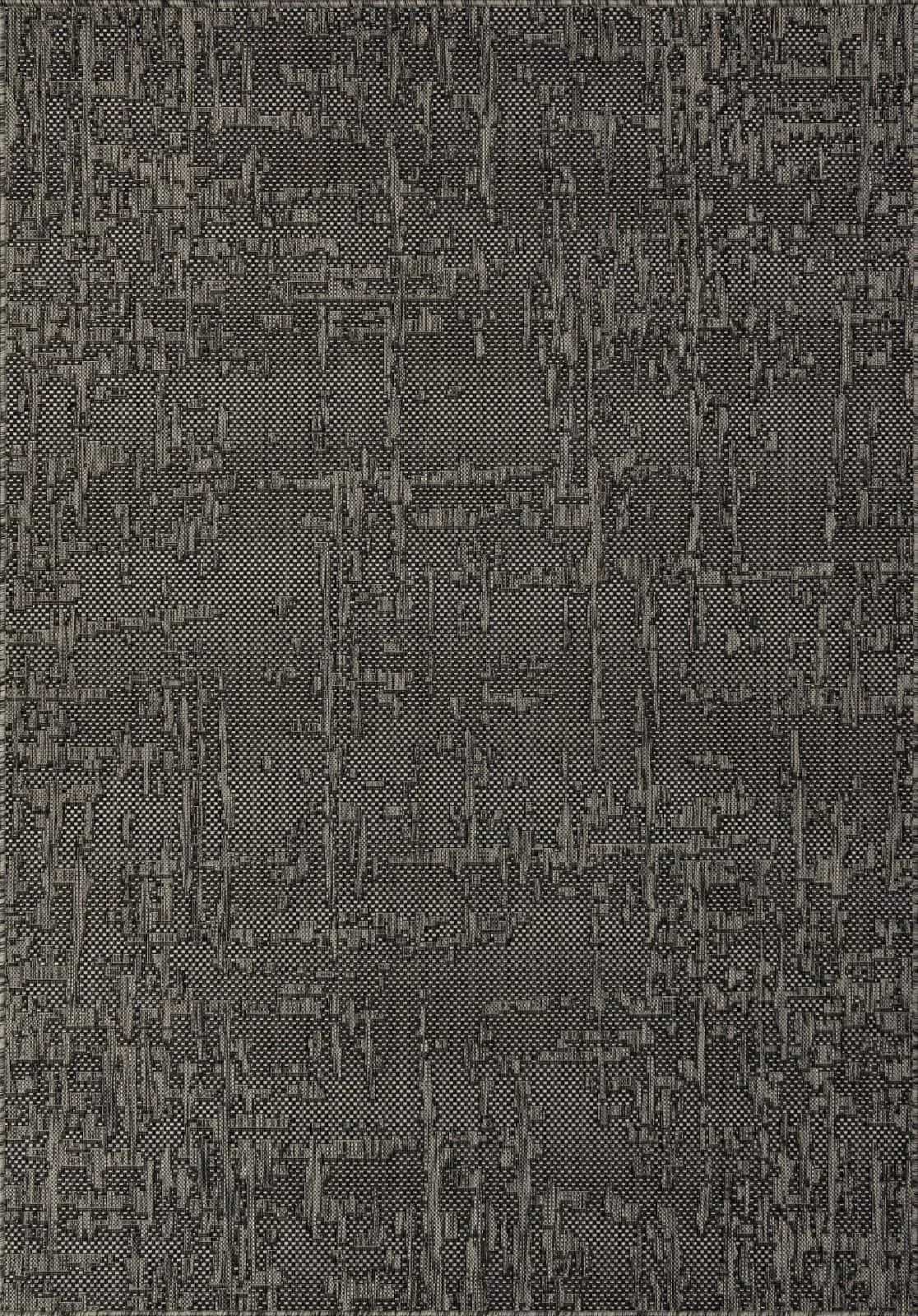 Ковер Ковер Современный MERINOS KAIR S136 BLACK-GRAY 1.6x2.3м