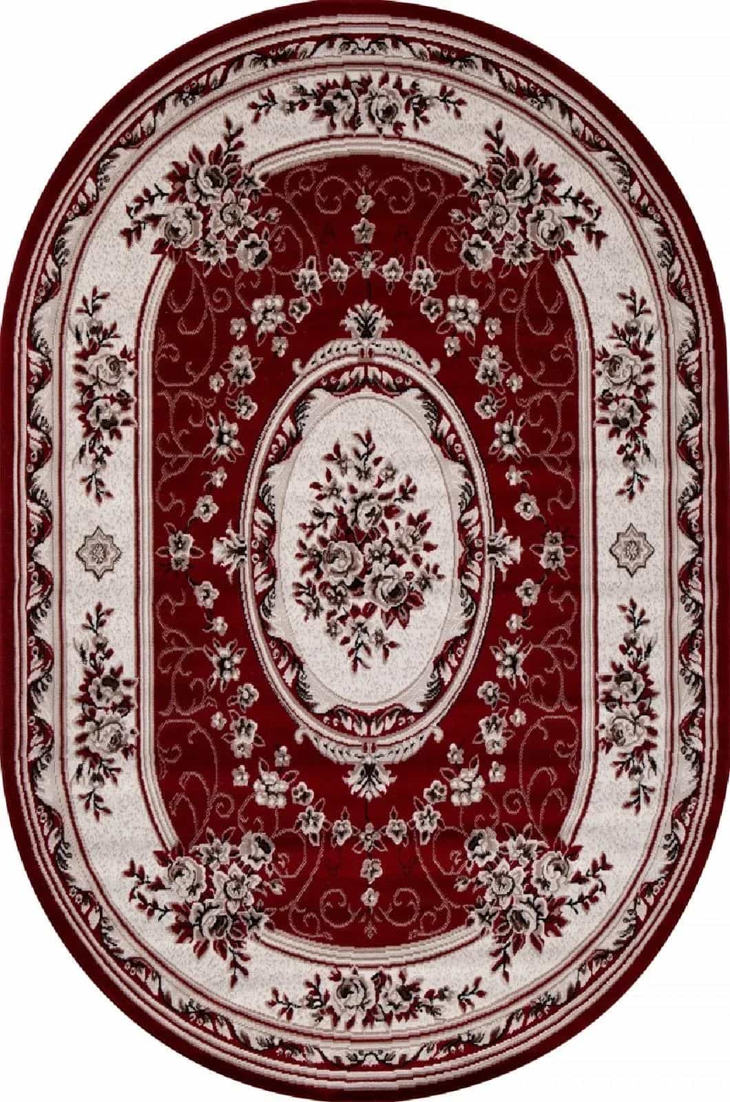 Ковер MERINOS GAVANA 5444 RED Овал Овал 2.5x3.5м