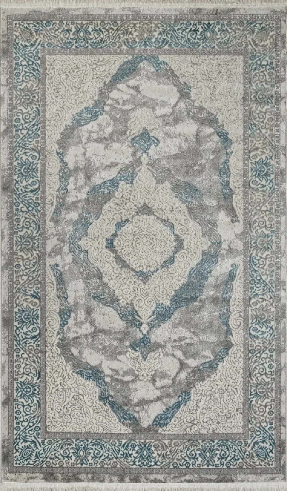 Ковер Ковер Классический KARDELEN MARMARIS 26491B CREAM / GRY 1.92x5м