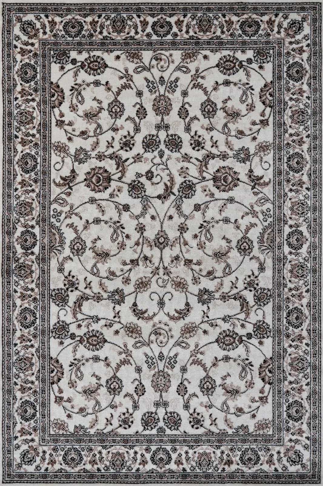 Ковер Merinos Valencia Deluxe d251 cream-brown 1x2м