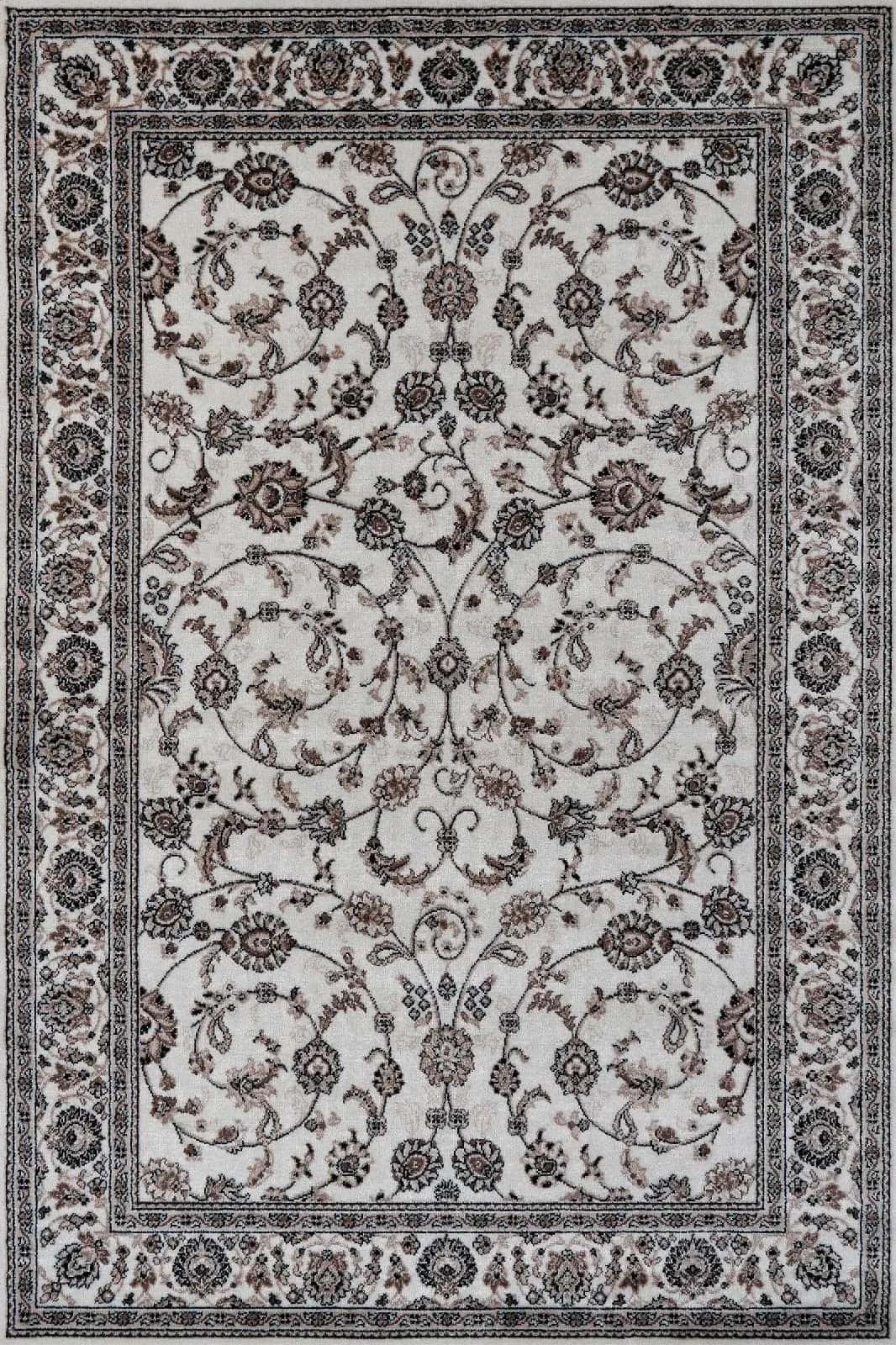 Ковер Merinos Valencia Deluxe d251 cream-brown 1.5x4м