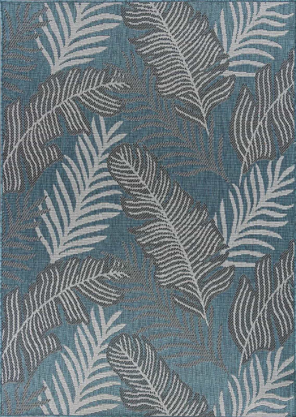 Ковер Ковер Современный MERINOS KAIR S132 BLUE 0.8x1.5м